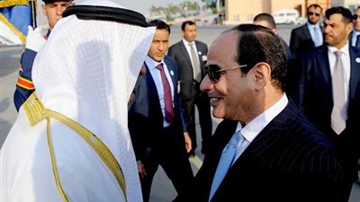 ولي عهد أبو ظبي يغادر القاهرة بعد لقائه بالـ