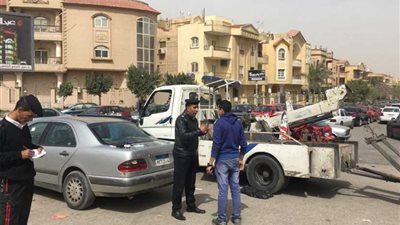 حملة لإزالة الإشغالات على مستوى العاصمة.. صور