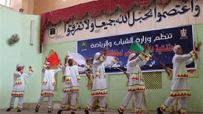 محافظ الفيوم يشهد الحفل الختامي لمحكى الشباب