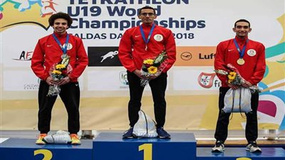 بالصور.. ابن القليوبية يصعد للأولمبياد في بطولة العالم الخماسي