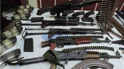 ضبط 71 قطعة سلاح بحوزة 67 متهما على مستوى الجمهورية
