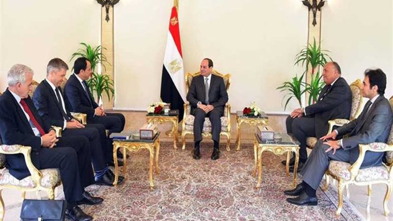 السيسي يستقبل وزير