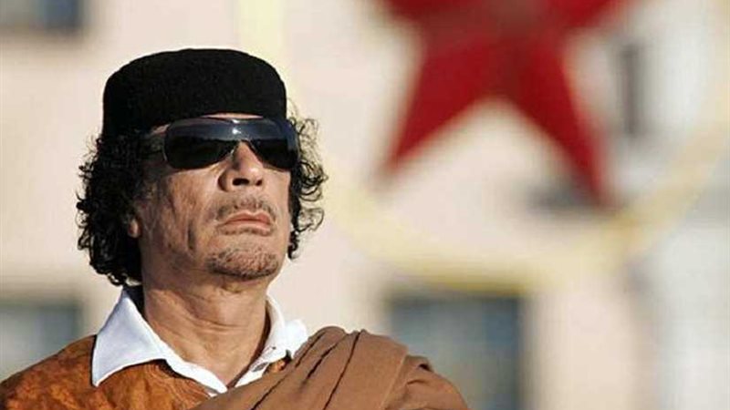 معمر القذافي في مسلسل