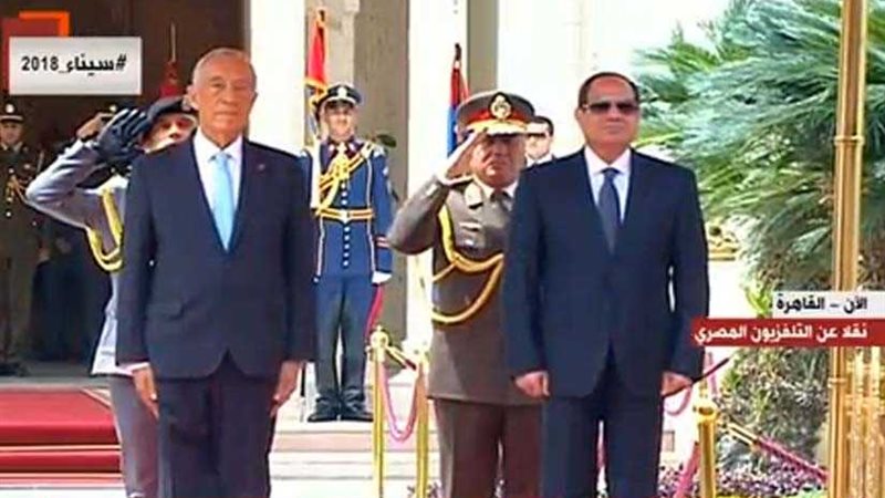 مراسم استقبال الرئيس