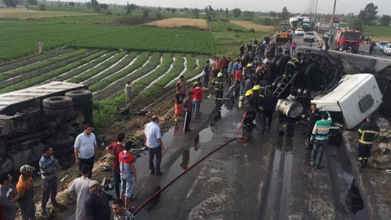 شلل مروري بطريق رافد