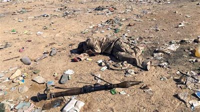 المتحدث الرسمي للقوات المسلحة ينشر صور الإرهابيين القتلى