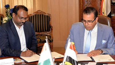 تعاون بين جامعة المنصورة ومعهد دوائي هندي