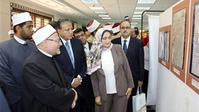 وقائع احتفال دار الكتب ومشيخة الأزهر بيوم التراث (صور)