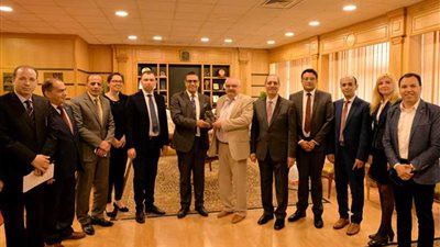 وفد روسي يزور جامعة المنصورة