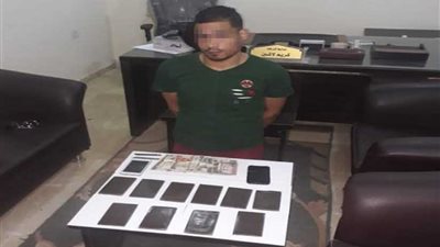 تاجر حشيش المطرية وقع في قبضة مباحث القاهرة