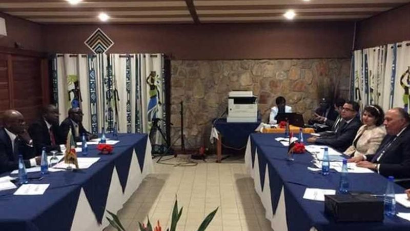 شكري يعقد جلسة مباحثات