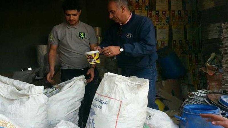 ضبط 350 كيلو أغذية