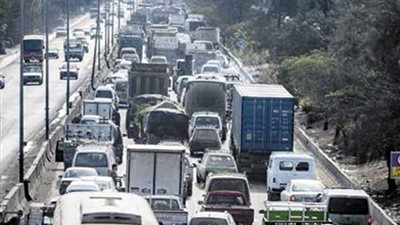 توقف طريق القاهرة- الإسكندرية الزراعي بسبب انقلاب سيارة