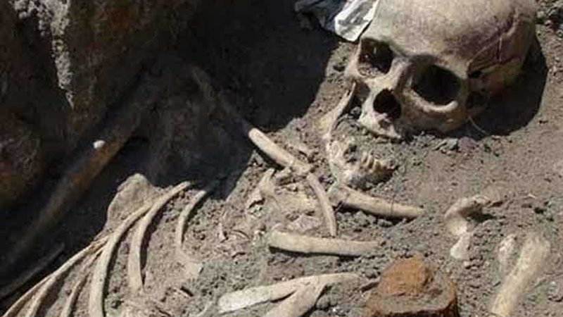العثور على رفات آدمية