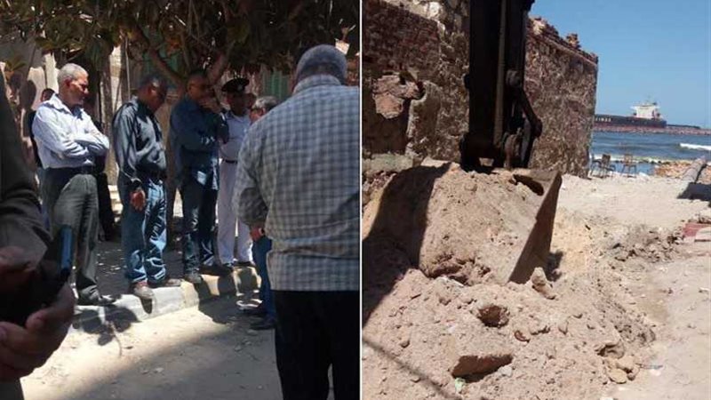 بالصور.. مد ماسورة