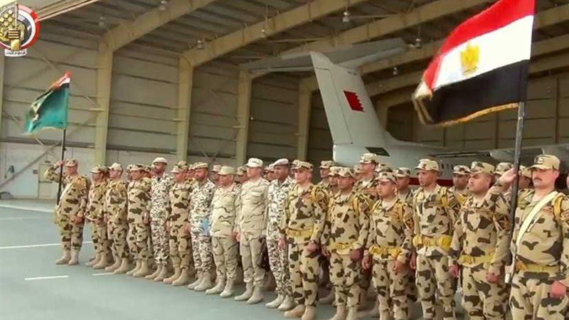 فعاليات التدريب المصري