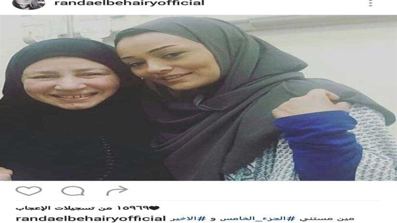 رندا البحيري في كواليس