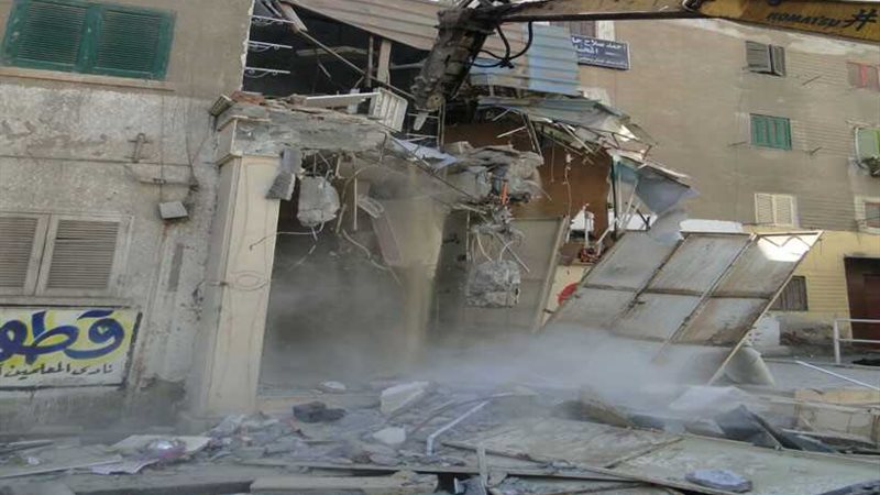 إزالة 525 إشغال طريق