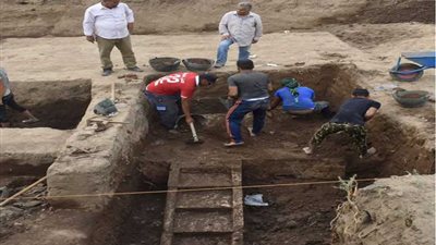 اكتشاف مقصورة احتفالات ملكية تعود لعصر الرعامسة بالمطرية