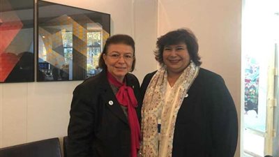 وزيرة الثقافة تناقش تعزيز العلاقات مع وزراء 4 دول في باريس