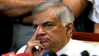 رئيس وزراء سريلانكا يعلن اعتزامه الاستقالة من منصبه