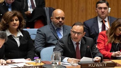 الكويت تثني أمام مجلس الأمن على جهود مصر في وقف الاعتداءات الاسرائيلية على الفلسطينيين