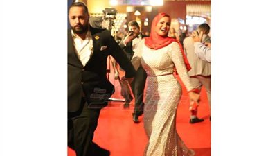 شاهد.. سما المصري بالحجاب في مهرجان القاهرة