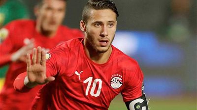 رمضان صبحي يستعيد التقدم للفراعنة بهدف في شباك كوت ديفوار