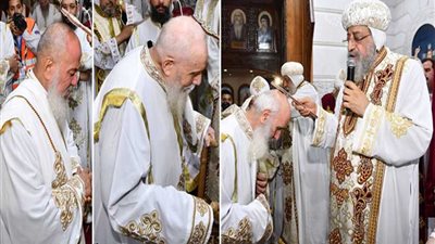 البابا تواضروس يُرسّم 3 قمامصة بتدشين كنيسة السيدة العذراء بعزبة النخل