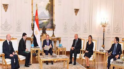 الرئيس السيسي يستقبل وزير الخارجية المغربى على هامش مؤتمر أفريقيا للاستثمار2019