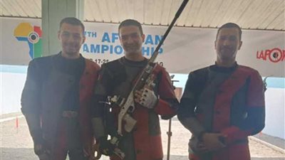 أسامة السعيد يحصد ذهبية البندقية 3 أوضاع في بطولة إفريقيا للرماية