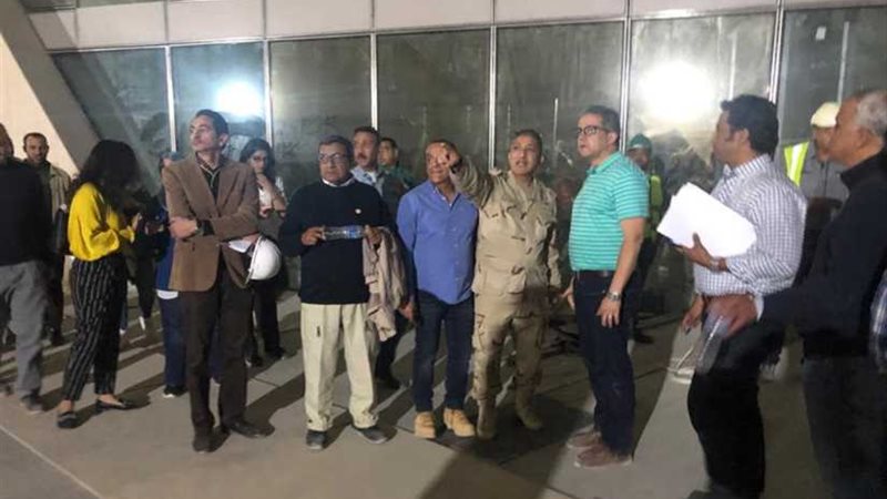 وزير الآثار يتفقد