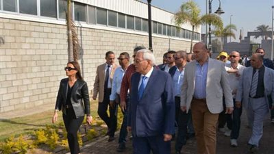 وزيرة الاستثمار ومحافظ الدقهلية يتفقدان المنطقة الاستثمارية بميت غمر