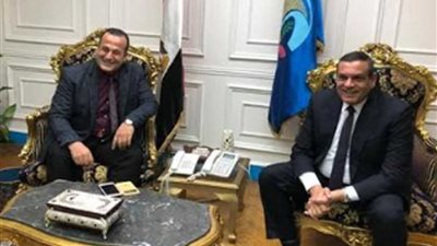 محمد عمارة يقدم التهنئة لهشام آمنه على تجديد ثقة القيادة السياسية له محافظا للبحيرة