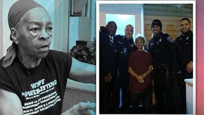 سقوط لص في قبضة لاعبة كمال الأجسام