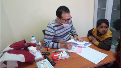 قوافل جامعه قناة السويس تعالج ٣٥٤ حالة فى 