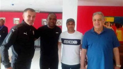 كالوشا بواليا يرحب ببعثة الزمالك في لوبومباشي