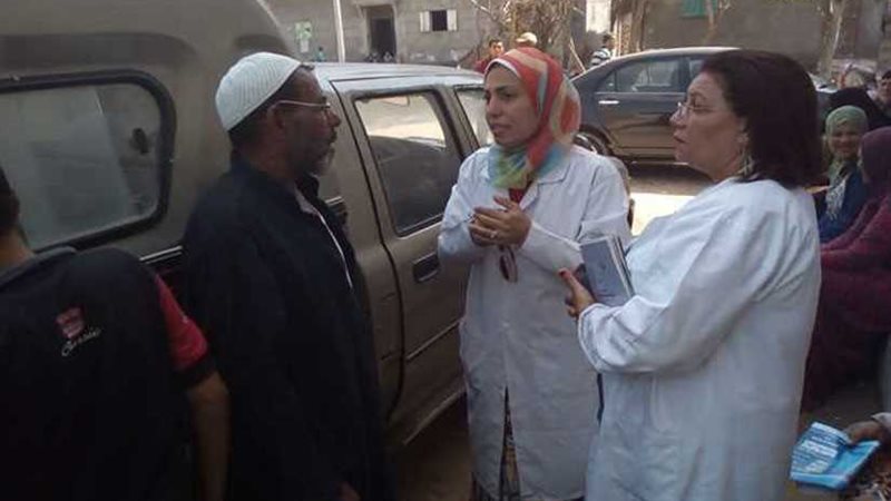 قافلة سكانية لتلبية