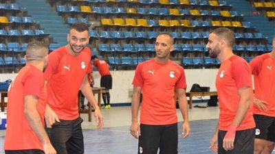 منتخب الصالات يختتم استعداداته قبل السفر الى السعودية