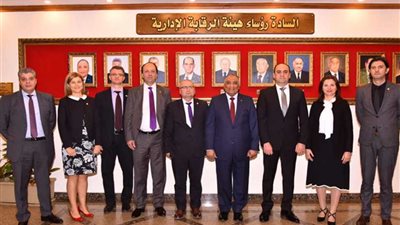 الرقابة الإدارية تستقبل رئيس الإدارة الوطنية لمكافحة الفساد بجمهورية رومانيا