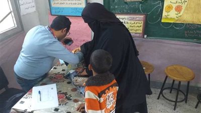 قوافل جامعة القناة الطبية تتوجه لقرية الفردان