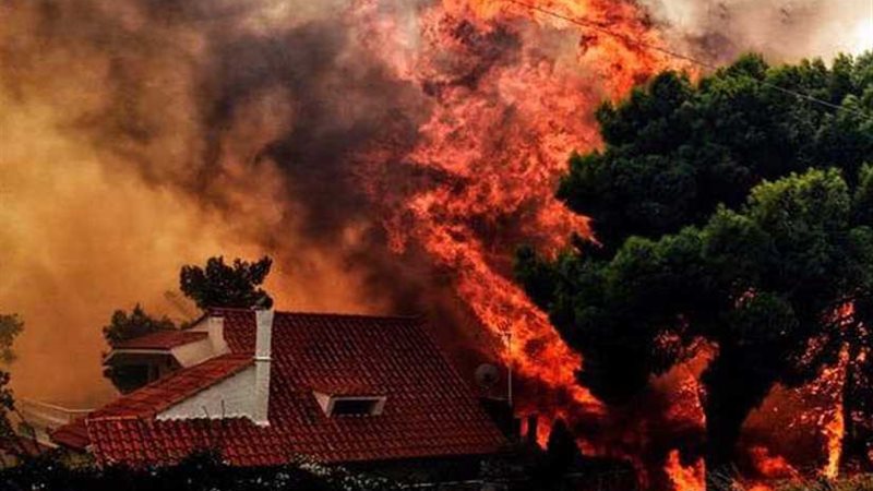 اليونان: اندلاع حريق