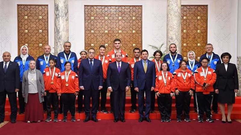 أبطال مصر في ضيافة