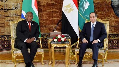 عاجل.. الرئاسة : الرئيس السيسي أكد ضرورة تعزيز التشاور السياسي بين مصر وجنوب افريقيا
