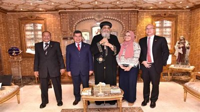 البابا تواضروس الثاني يلتقي سفيري سنغافورة وڤنزويلا في القاهرة