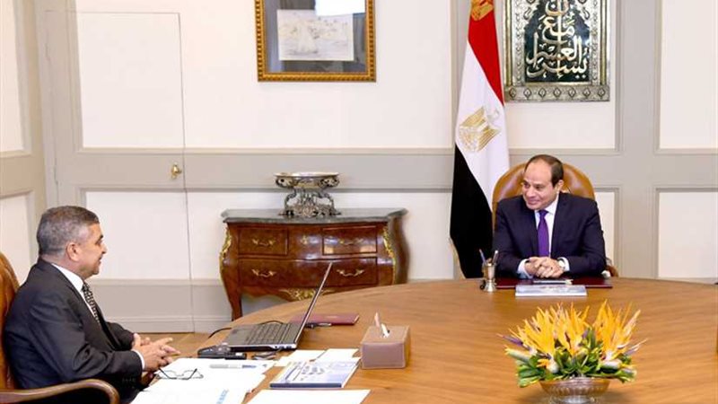 الرئيس السيسي يبحث