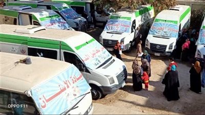 قافلة طبية توقيع الكشف الطبي على 1680 حالة بأبو قرقاص