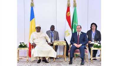 السيسي يؤكد استعداد مصر لتعزيز التعاون مع الجانب التشادي في جميع المجالات