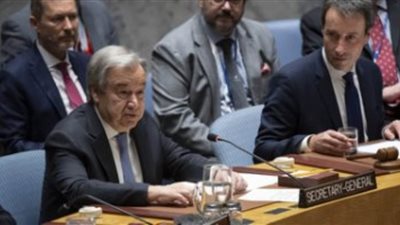 جوتيريش يدعو لوقف فوري لإطلاق النار في إدلب