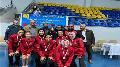 ناشئات الأهلي يتوجن ببطولة الجمهورية تحت ١٨ سنة بتنس الطاولة